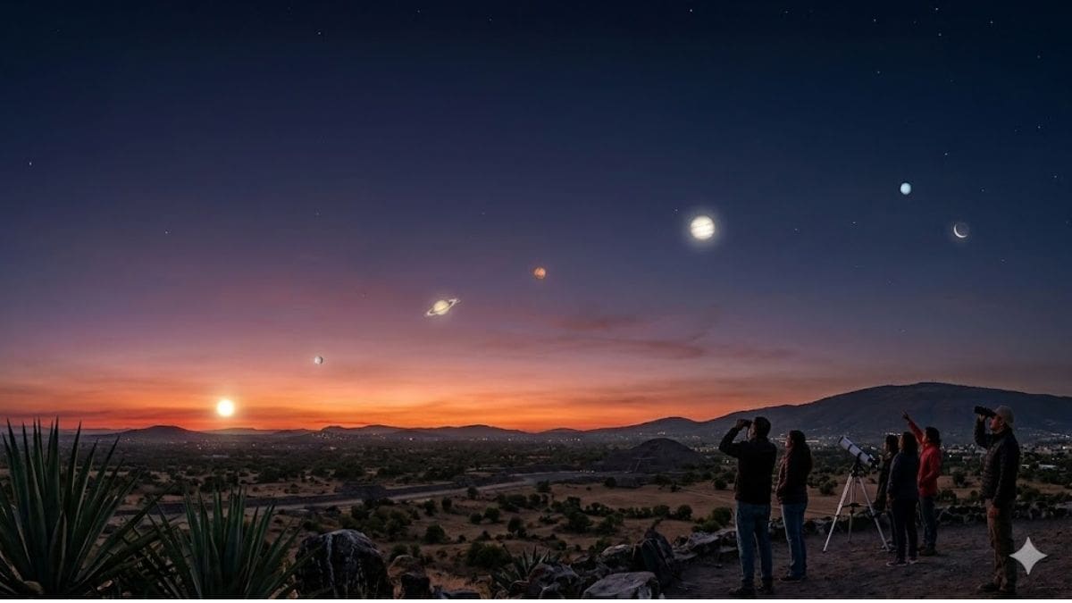 La Gran Alineación Planetaria que sacudirá a México este 28 de febrero: dónde y a qué hora ver el “desfile” de los seis planetas