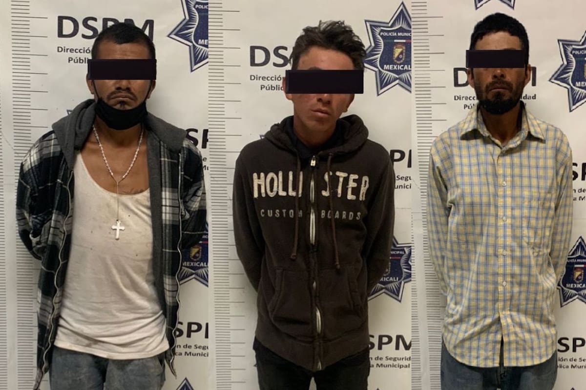 Capturan a tres por allanamiento, uno de ellos con orden de aprehensión