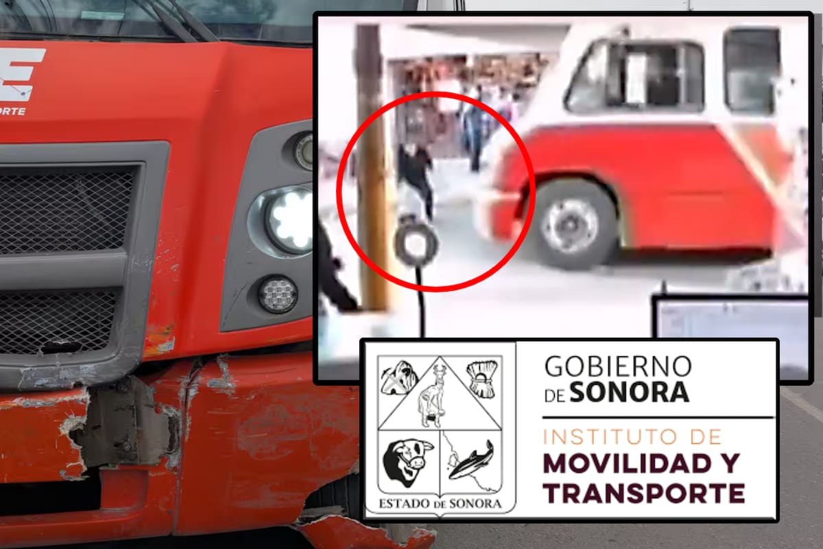 Imtes responde tras accidente de menor arrollado por unidad de transporte público en Hermosillo