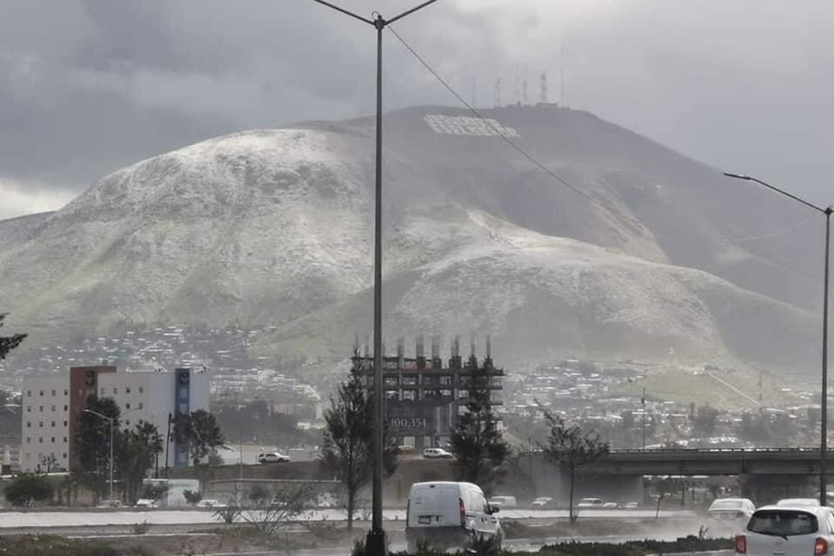 La vez que nevó en Tijuana: el evento de nieve más notable en la historia de la ciudad