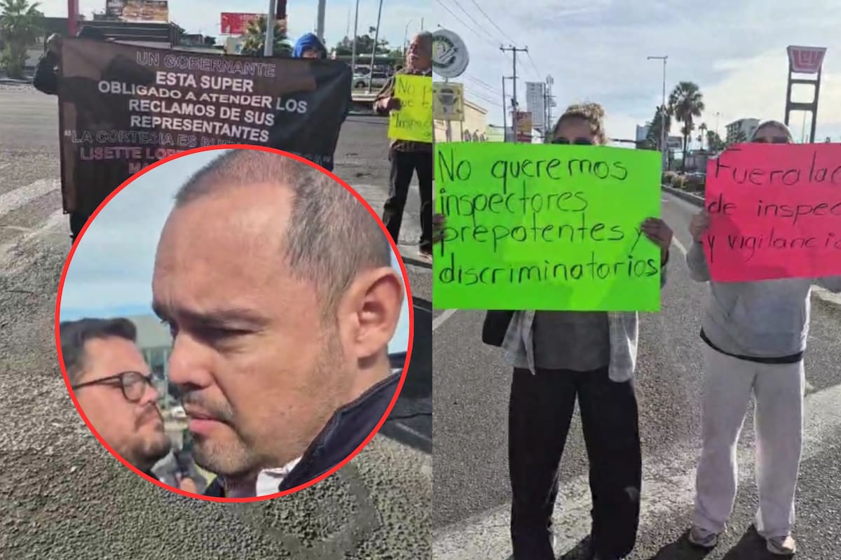 Comerciantes ambulantes bloquean calles de Hermosillo por permisos; Ayuntamiento promete solución