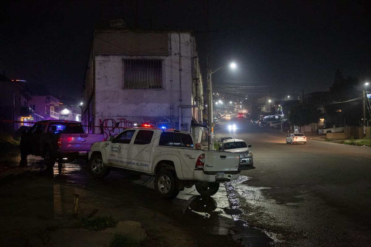 La escena quedó asegurada en ambos sentidos para las investigaciones de la Fiscalía General del Estado. Foto: Border Zoom