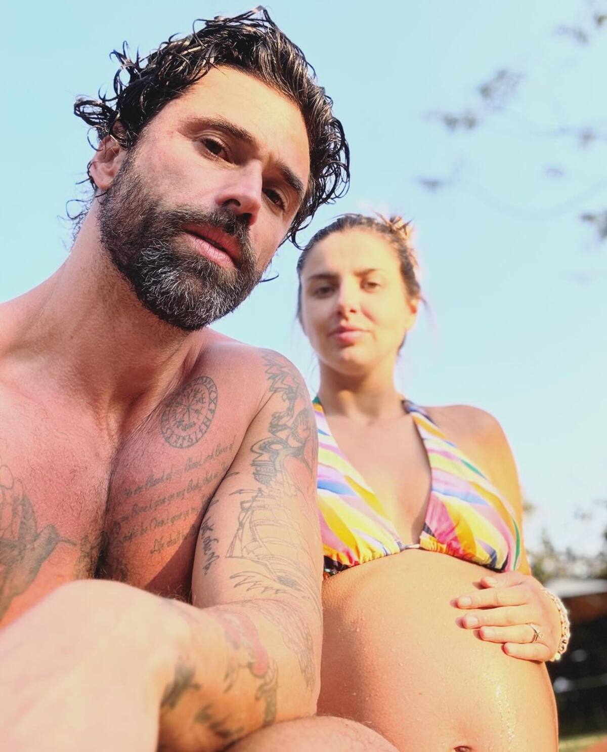 Michelle Renaud está a dos meses de dar a luz a su hijo Milo.