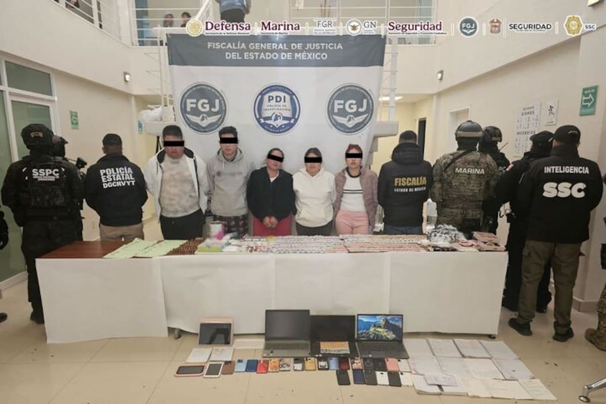 Desarticulan a organización criminal “Los Bonitos” en Edomex y CDMX; dos mujeres detenidas eran sus líderes