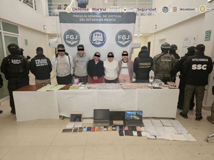 Desarticulan a organización criminal “Los Bonitos” en Edomex y CDMX; dos mujeres detenidas eran sus líderes