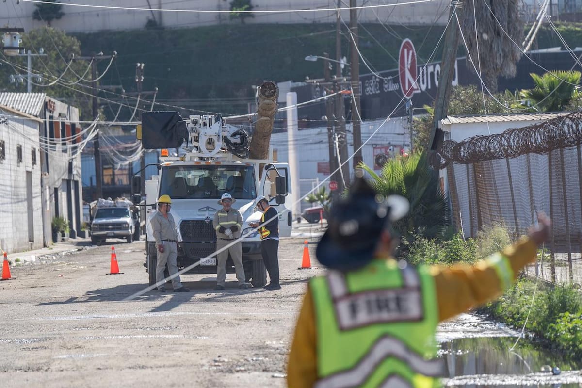 Apagones en Tijuana durante Nochebuena afectan comercios y hogares