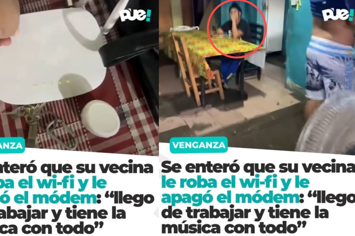 “Van a ver cómo le desconecto el wifi y se le apaga la música” Mujer descubre que su vecina le roba internet y decide confrontarla frente a cámaras