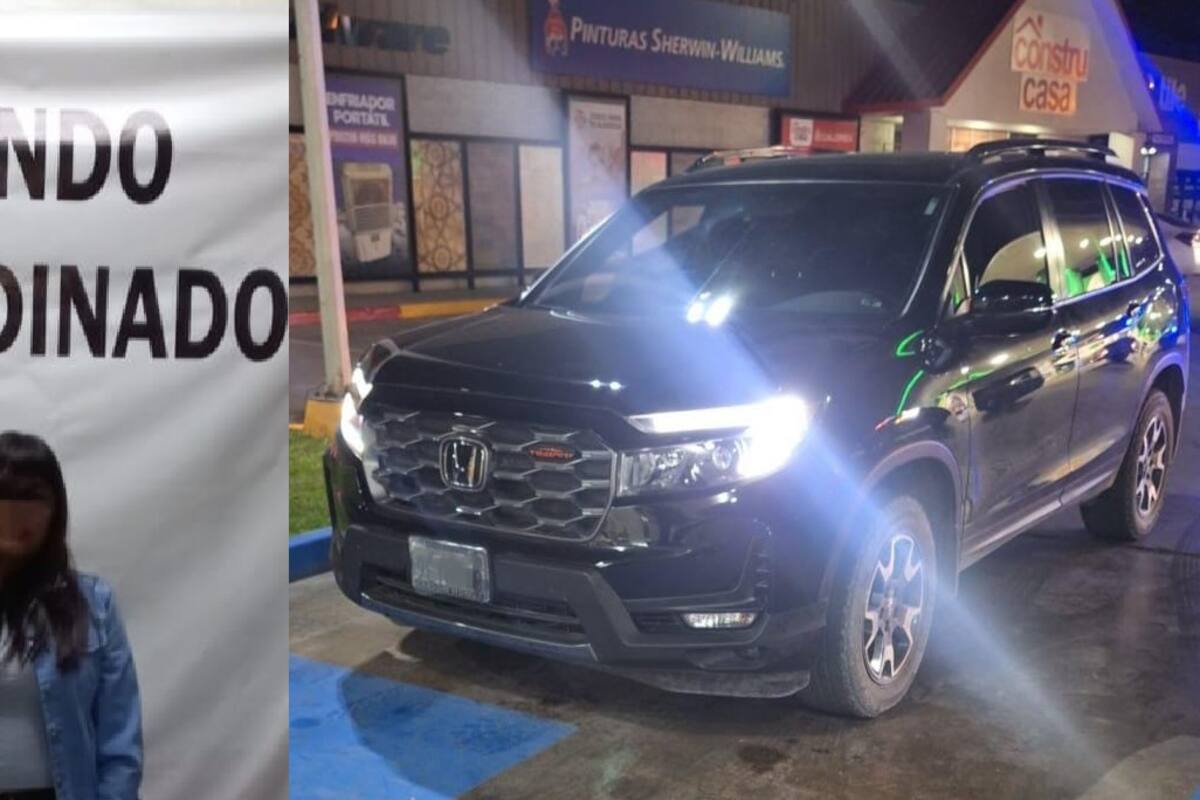 Mujer detenida en SLRC con auto robado en Estados Unidos