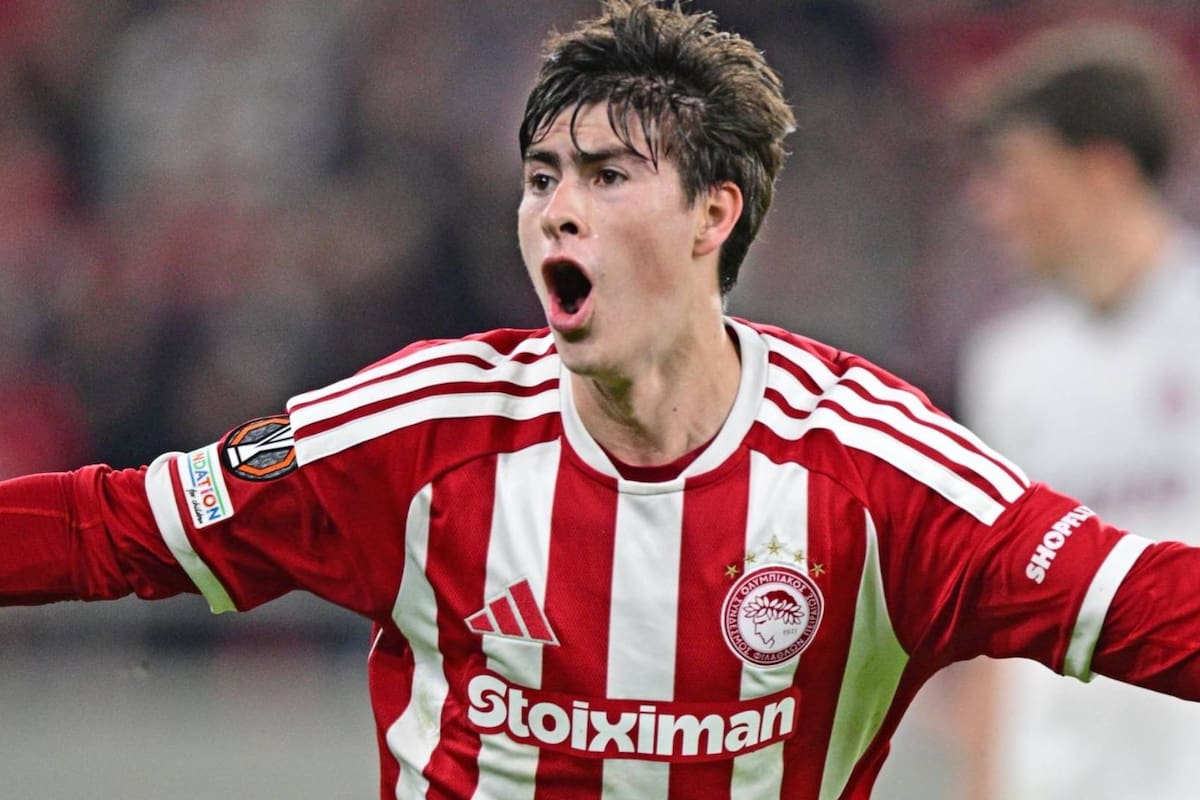 La ‘Hormiga’ González entró de cambio y “anota” el gol del triunfo del Olympiacos ante Sparta Praga; ya suman seis victorias consecutivas