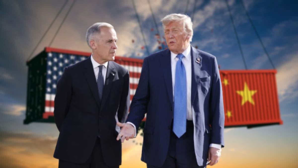 Mark Carney, primer ministro de Canadá, fue advertido por el presidente Donald Trump sobre aranceles de 100% a productos canadienses en caso de que