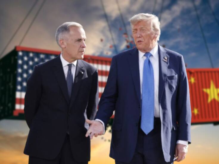 Mientras Canadá se acercó a pactar un acuerdo comercial con China, Donald Trump los amenazó con un arancel de 100% a todos los productos canadienses que entren a los Estados Unidos