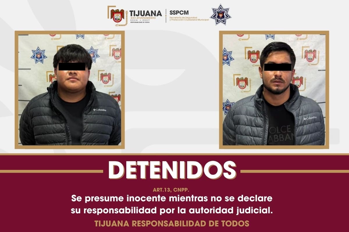 Detienen a dos hombres con marihuana en Las Fuentes