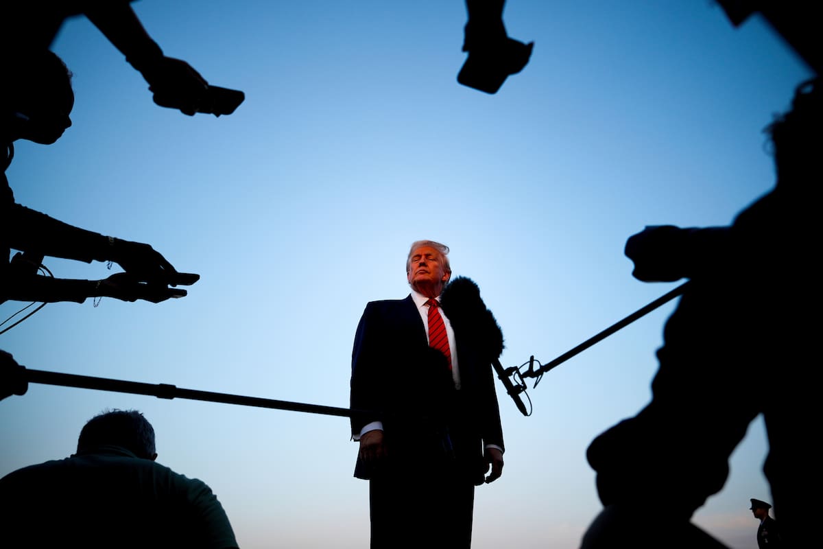 Donald Trump a favor de acceso periodístico a Gaza