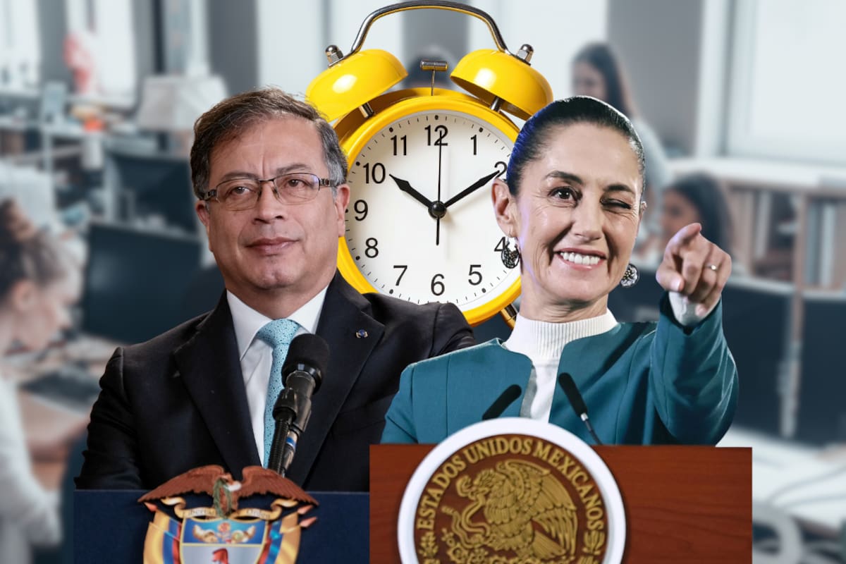 Mientras Colombia ya redujo su jornada laboral a 42 horas, México comenzará en 2027 el camino hacia las 40 horas semanales