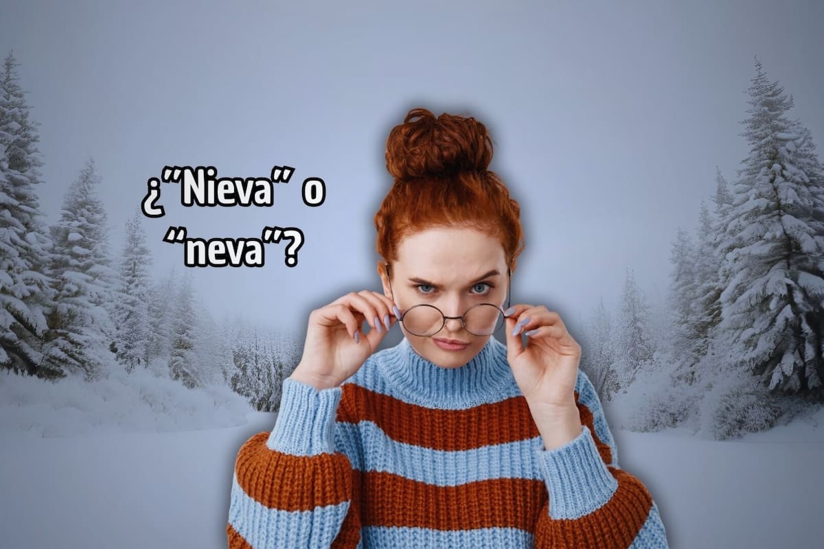 ¿Se dice “nieva” o “neva”? La RAE aclaró cuál es la forma correcta y definitiva de usar este verbo