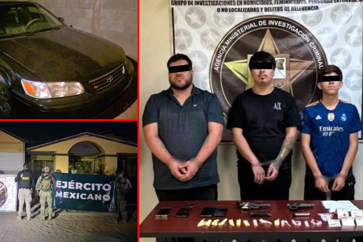Decomisan armas, narcóticos y vehículo en SLRC