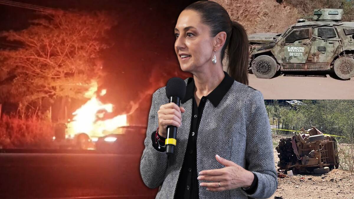 Explosión en frontera entre Michoacán y Jalisco deja ocho militares muertos. FOTO: Especial