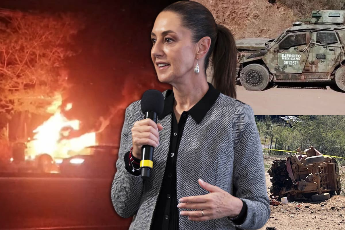 Sheinbaum evita atribuir explosión de mina al CJNG que mató a ocho militares entre Michoacán y Jalisco: “Prefiero que lo informe el Gabinete de Seguridad”