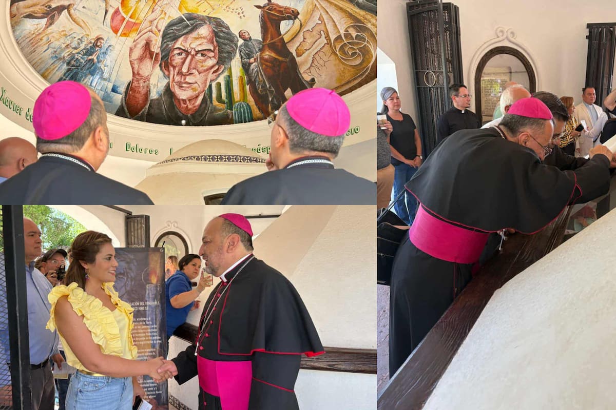 Obispo visita Magdalena, el primero de los municipios correspondientes a la diócesis de Nogales