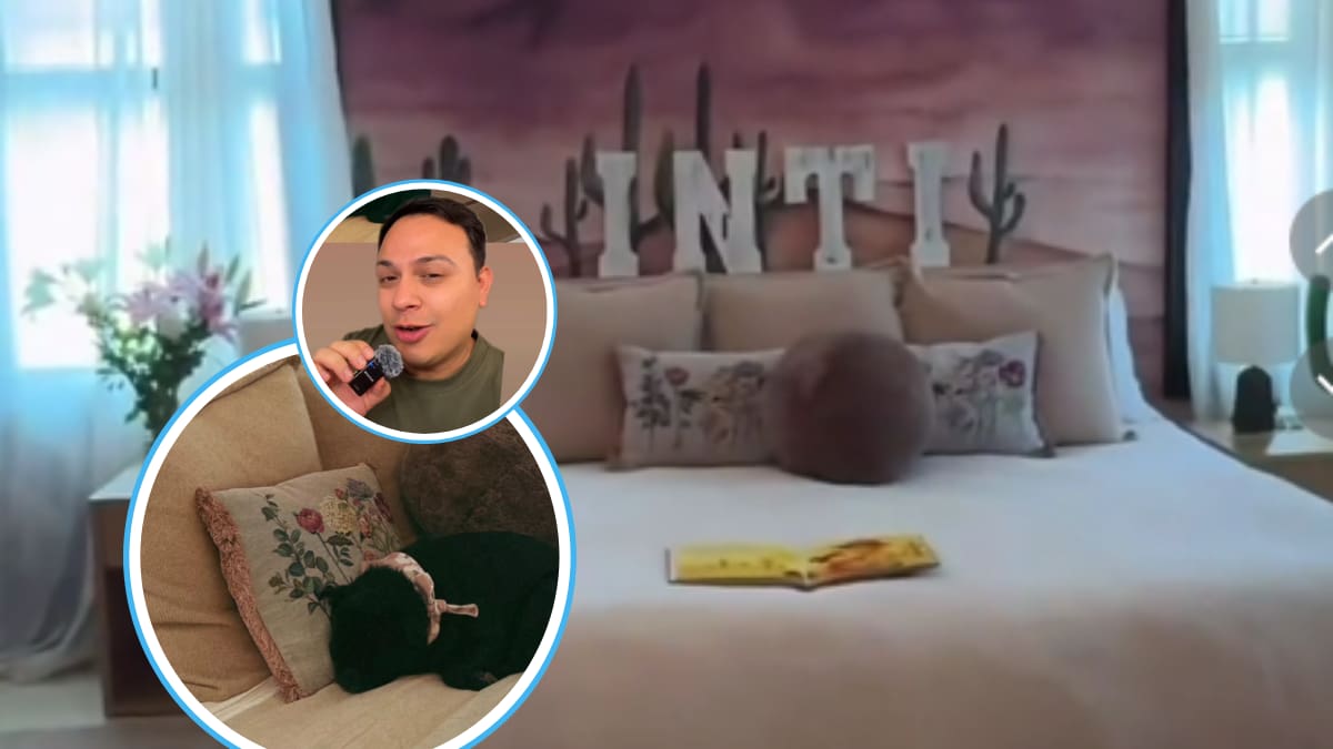 Christian Nodal presume el cuarto de Inti y en redes aseguran que antes era el cuarto de la mascota de Ángela Aguilar (VIDEO)