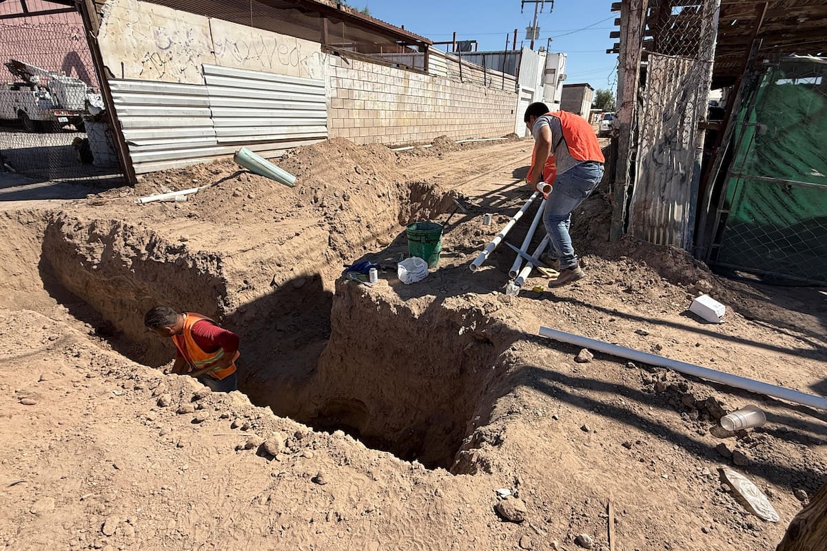Reponen más de 1 kilómetro de tubería en Pueblo Nuevo