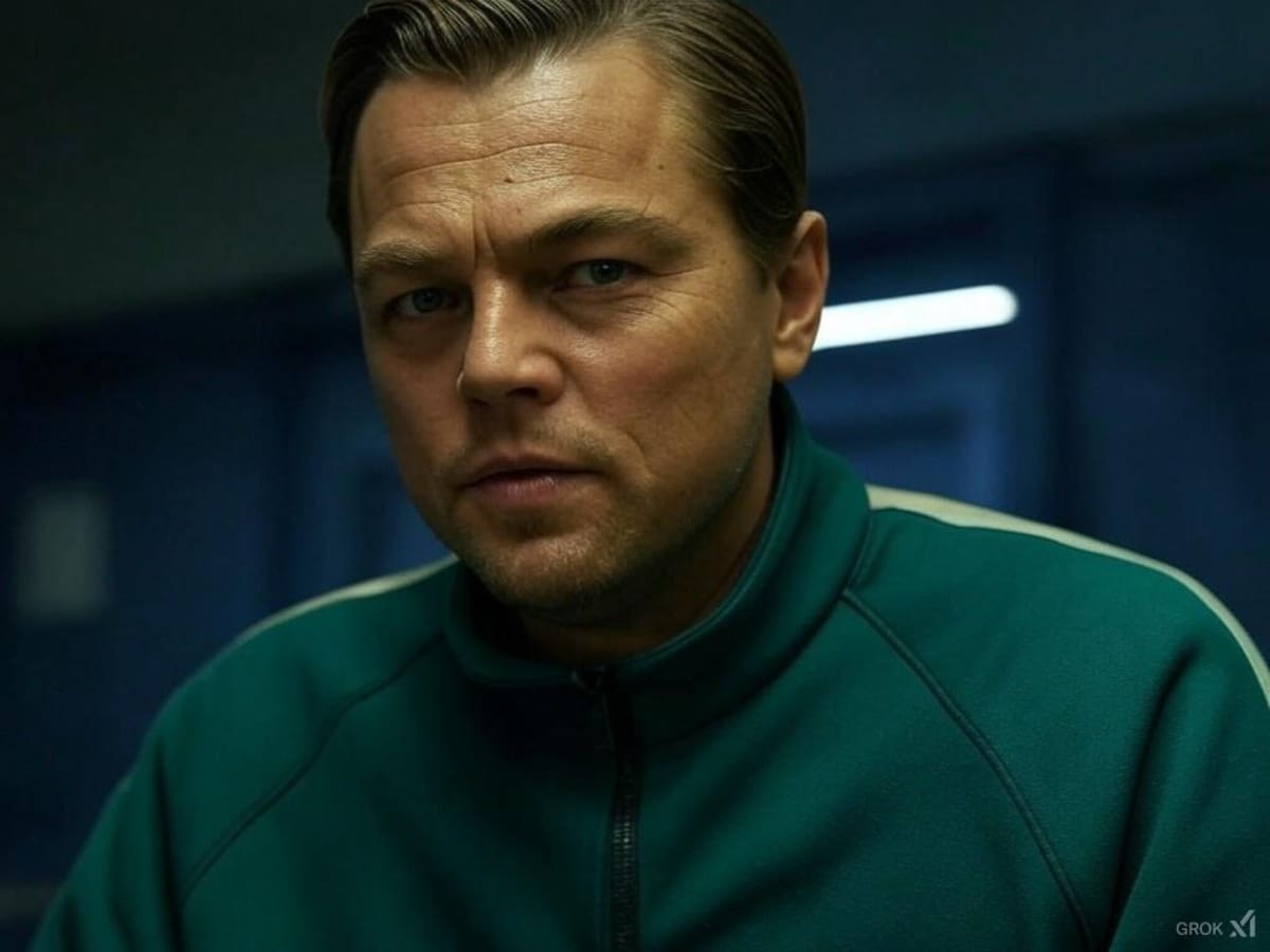 Así se vería Leonardo DiCaprio en "El Juego del Calamar" según IA / Grok en X