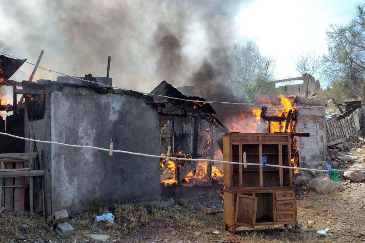 Matrimonio con 6 hijos pierde todo en incendio