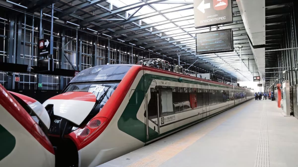 Con 16 trenes en operación y recorridos de 60 minutos, el sistema ferroviario se perfila para movilizar hasta 140 mil pasajeros diarios. /El Universal