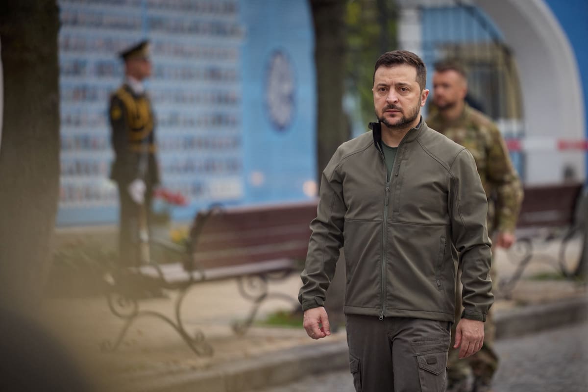 FOTO DE ARCHIVO: El Presidente de Ucrania, Volodímir Zelenski, en Kiev. /Foto tomada el 14 de octubre de 2022. | Crédito: REUTERS/Servicio de Prensa Presidencial de Ucrania