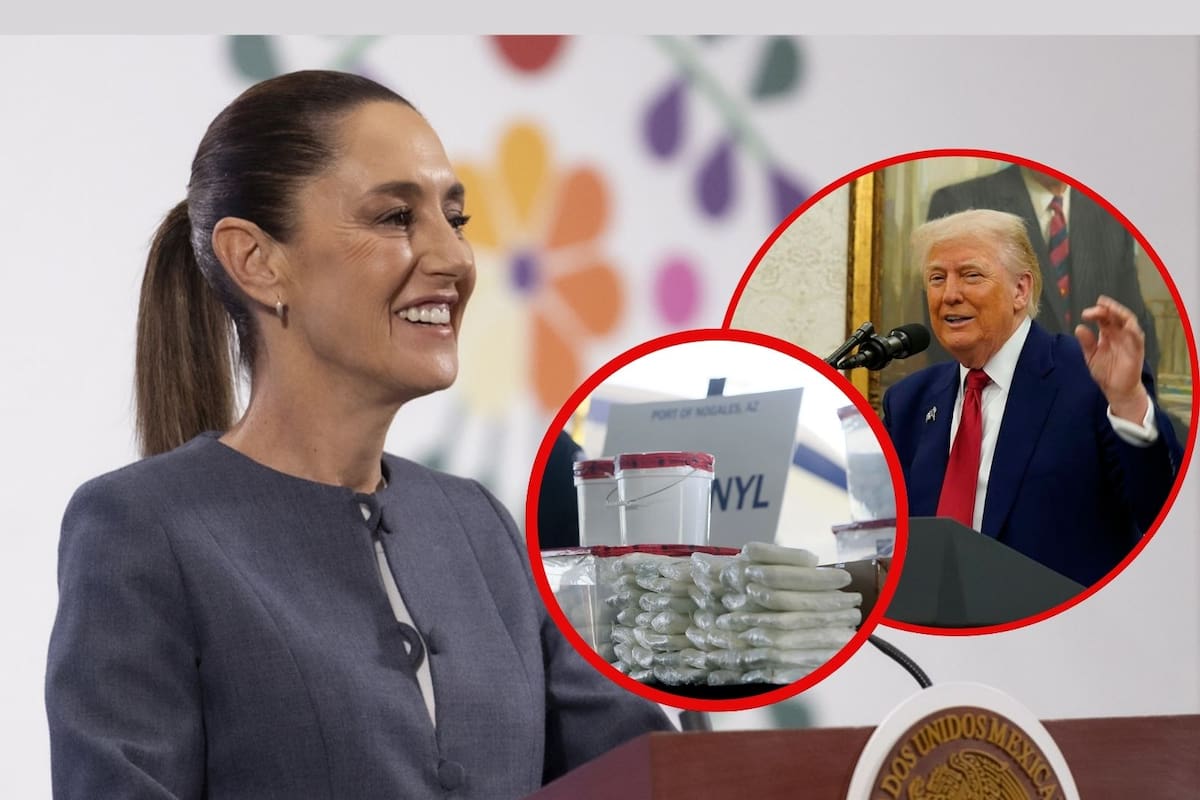 Sheinbaum afirma que el tráfico de fentanilo cayó 40% con Trump