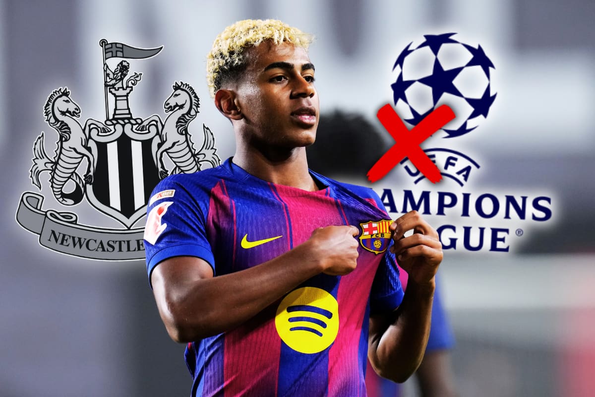 ¿Por qué Lamine Yamal no jugará contra el Newcastle en la Champions League?