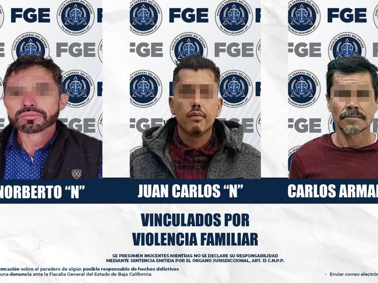 Tres hombres a prisión por intentar matar o agredir a sus propias familias