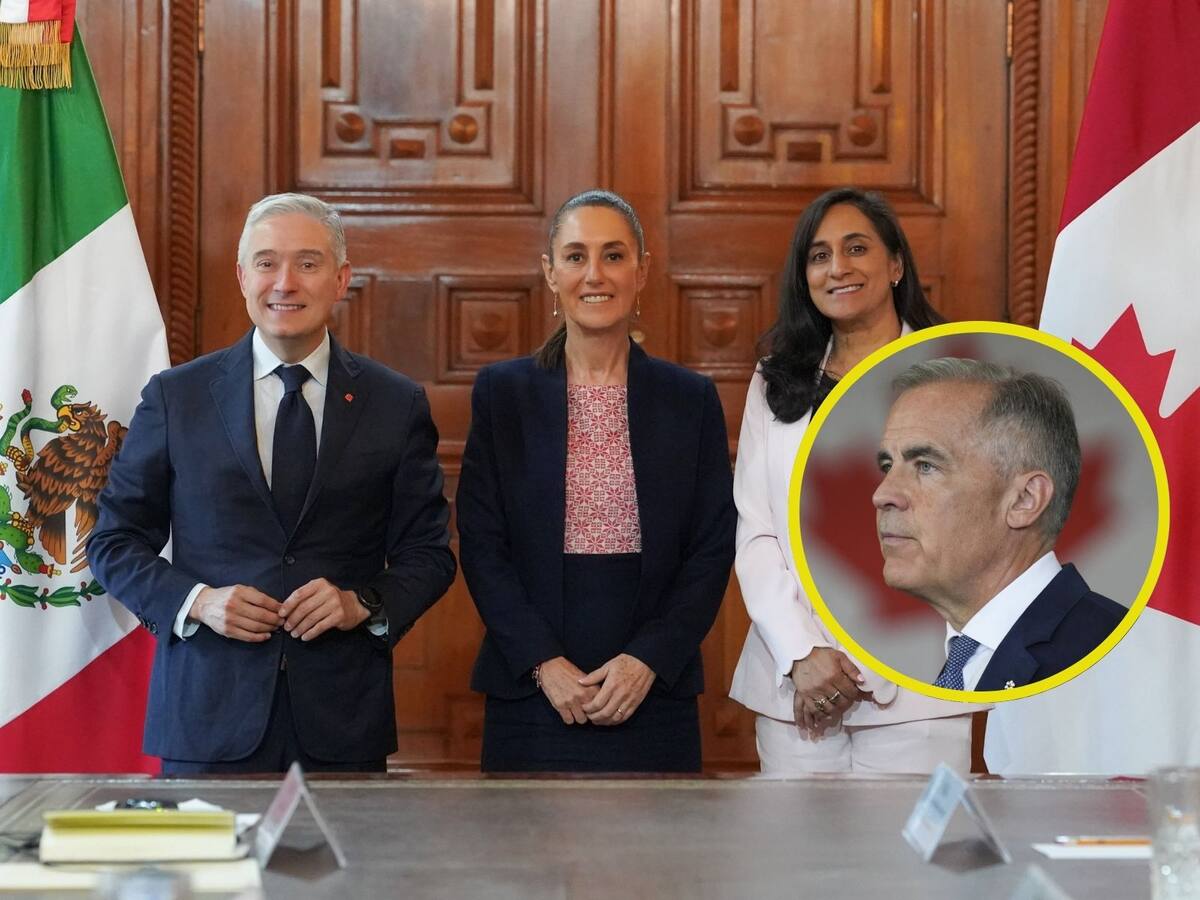 Sheinbaum se reunió con ministros de Canadá para fortalecer la relación bilateral. | Crédito: X @Claudiashein/AP