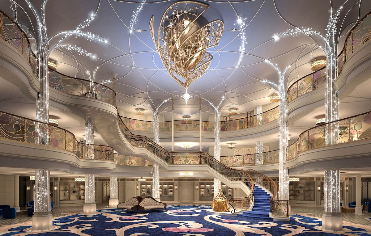 Imagen digital del crucero 'The Wish' de Disney. Walt Disney/Handout via REUTERS