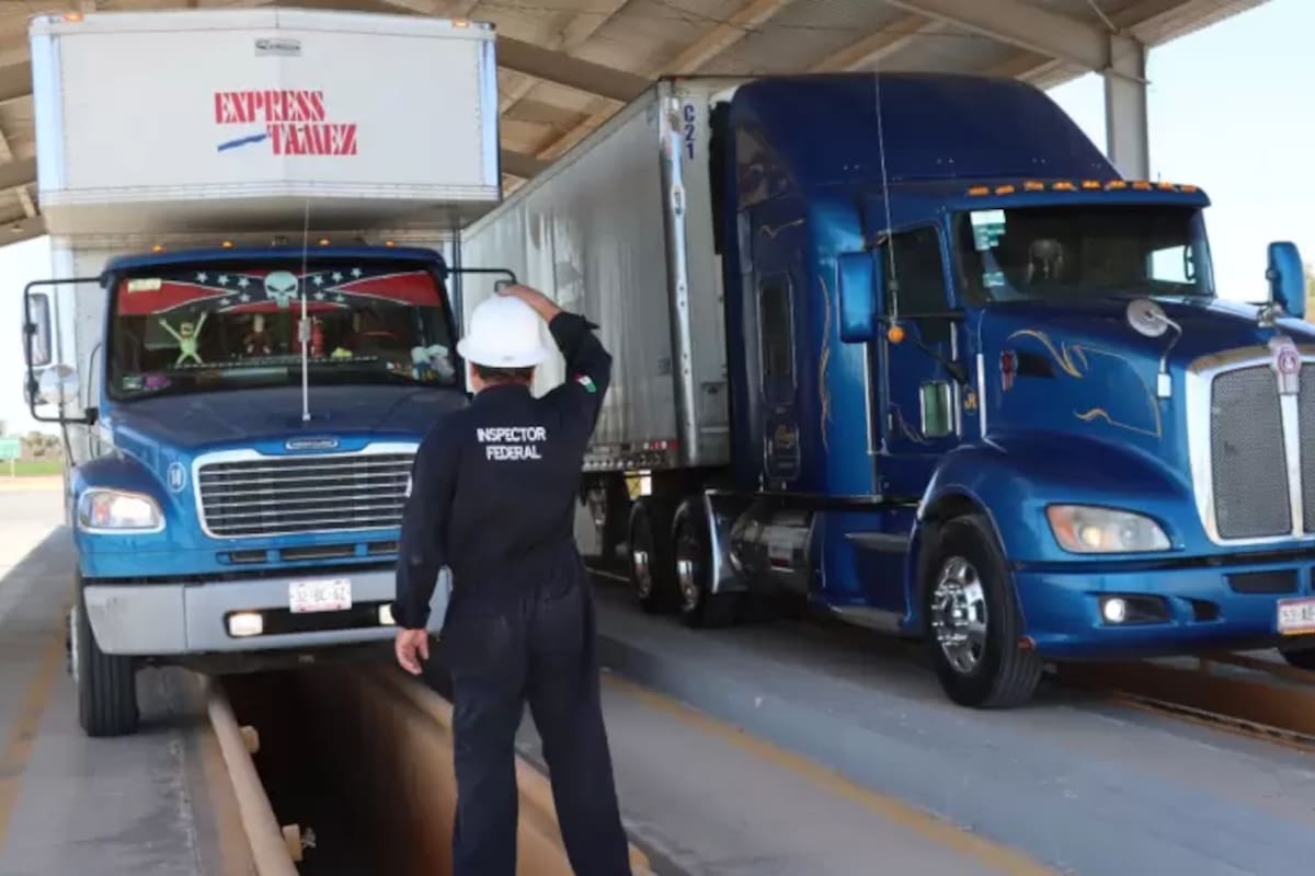 Refuerzan revisión a camiones en la carretera Mexicali–San Luis para evitar accidentes