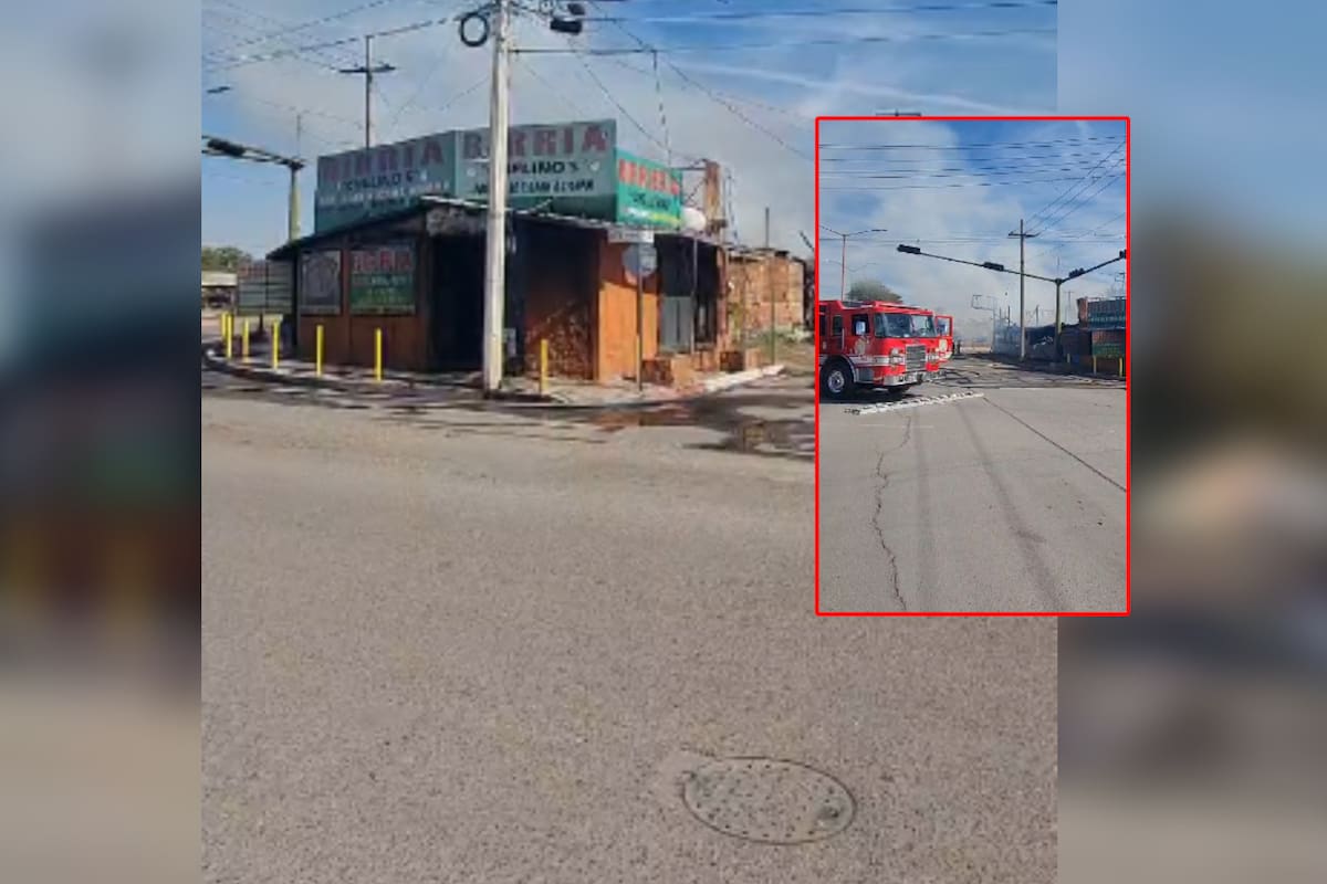 Incendio destruye restaurante de mariscos y birriería en Hermosillo; No hay lesionados