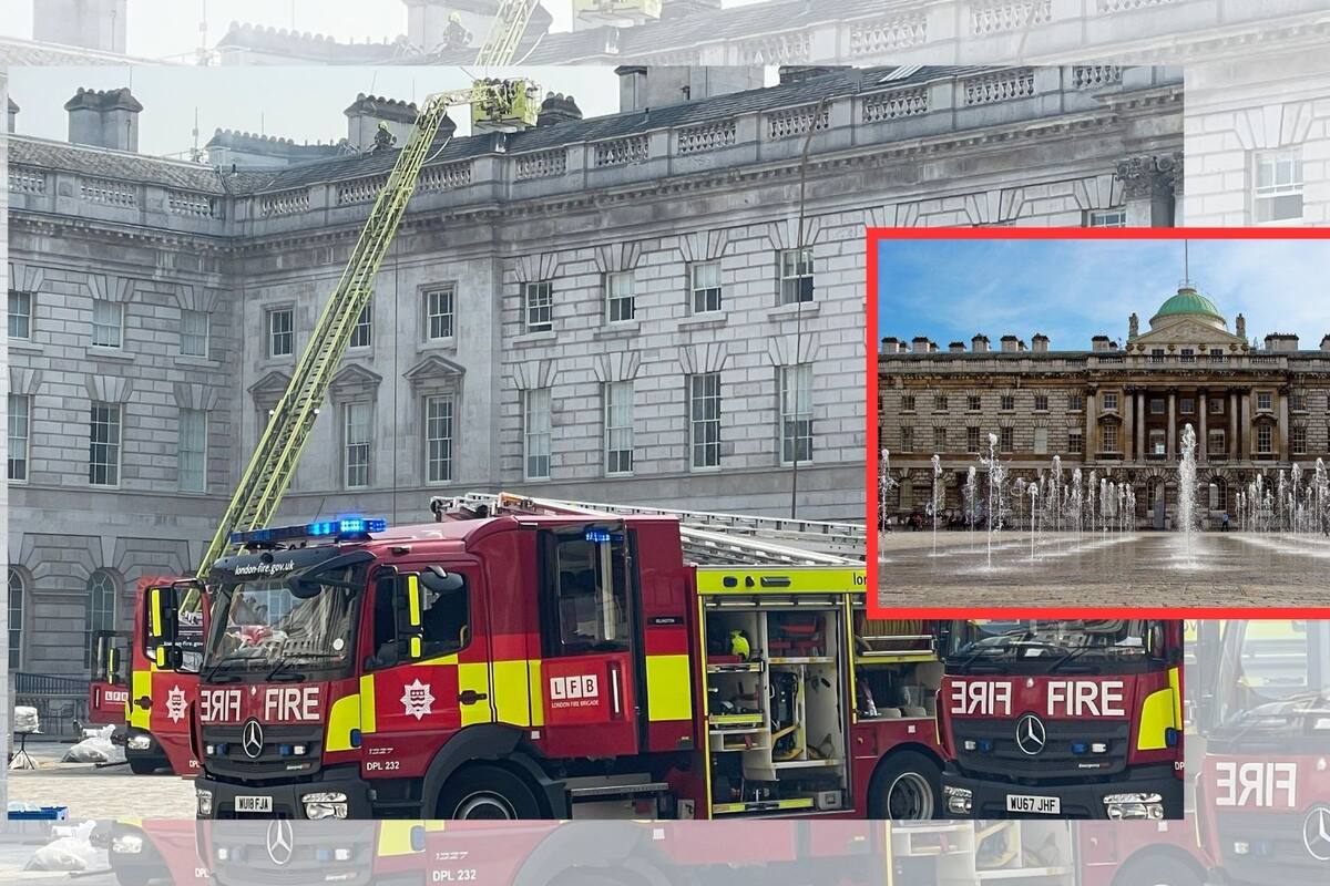 Edificio histórico de Londres en llamas: más de 100 bomberos acudieron al lugar