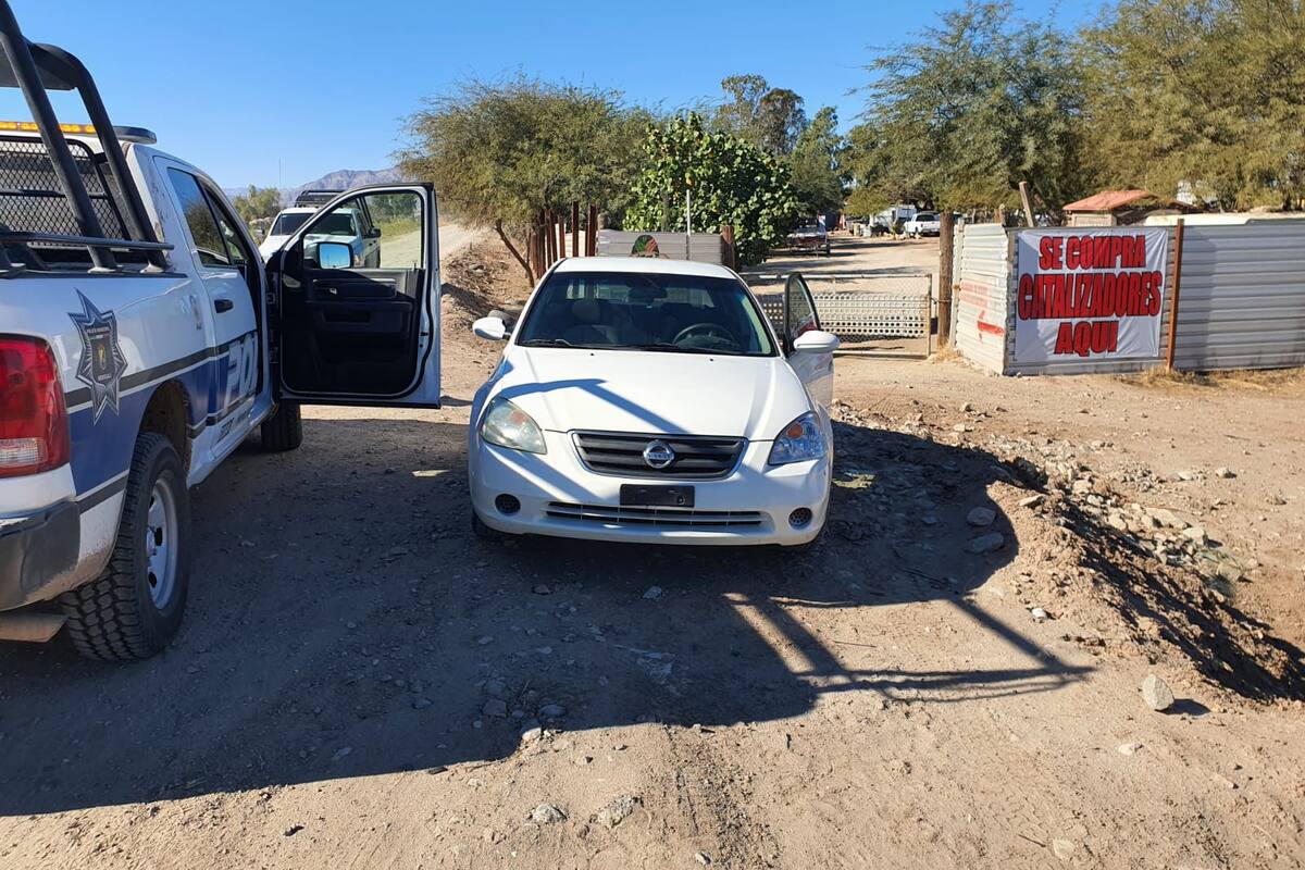 Aseguran auto implicado en múltiples robos
