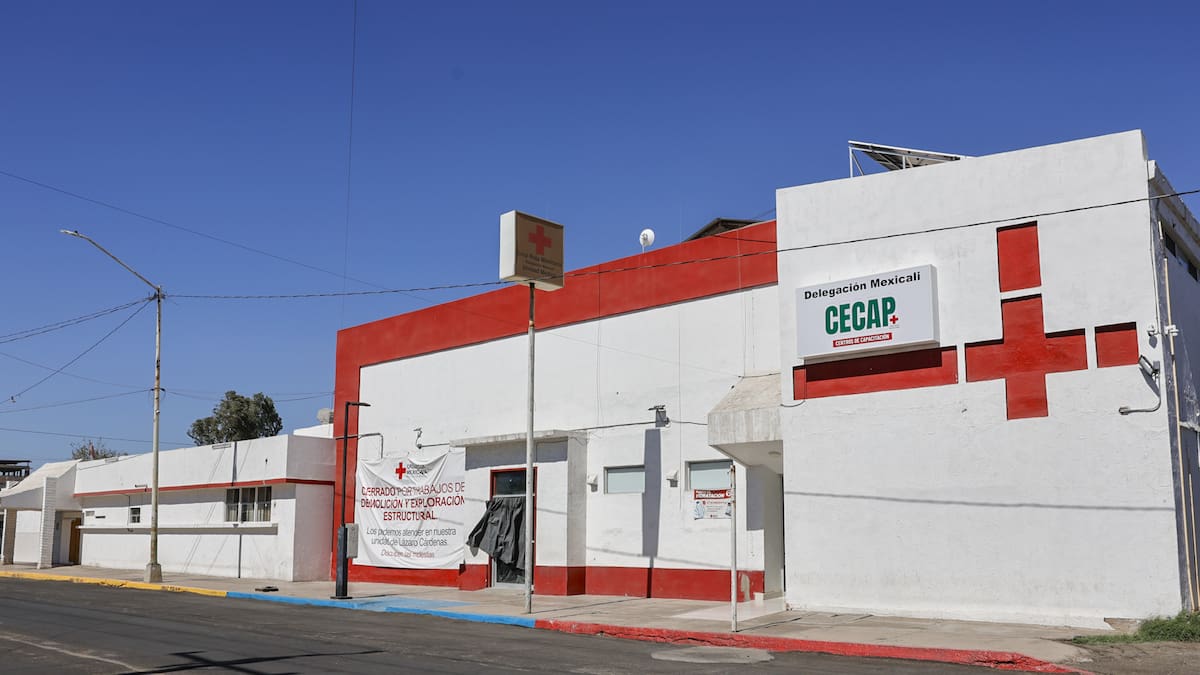 Cruz Roja Mexicali analiza nueva sede tras detectar daños que obligarán a demoler su histórica clínica por completo