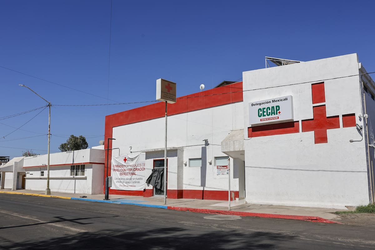 Cruz Roja Mexicali analiza nueva sede tras detectar daños que obligarán a demoler su histórica clínica por completo