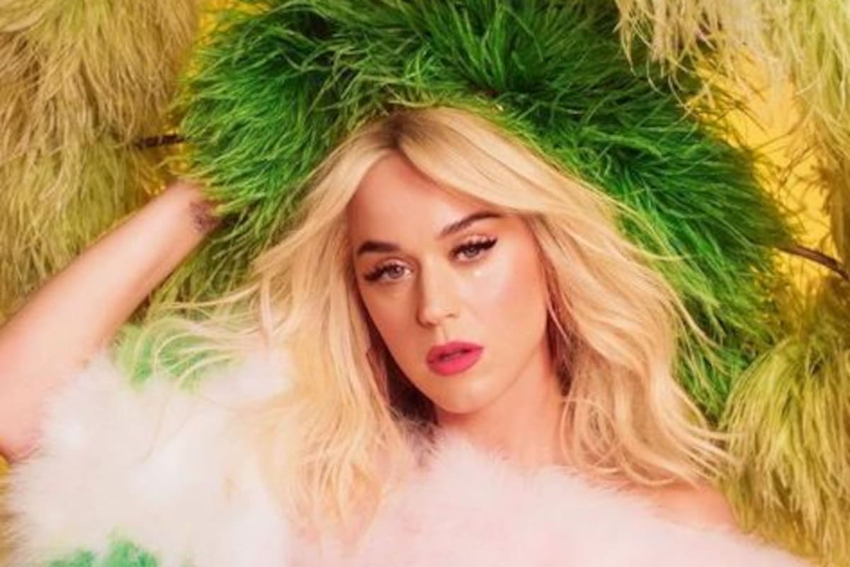 Katy Perry es captada en Hawaii en sexy traje de baño