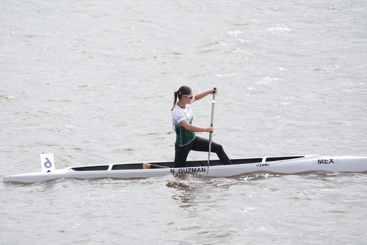 Nicol Guzmán gana plata en canotaje en los Panamericanos Junior Asunción 2025