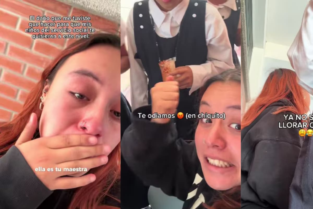 Tras ruptura amorosa, una maestra rompe en llanto frente a sus alumnos y se vuelve viral