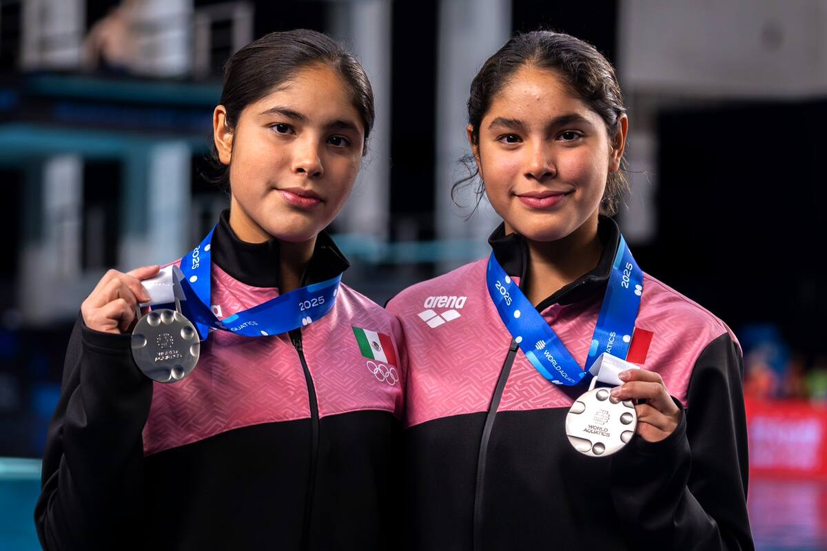 Las hermanas Cueva le dan la primera medalla de plata a México en Copa del Mundo de Clavados Guadalajara 2025