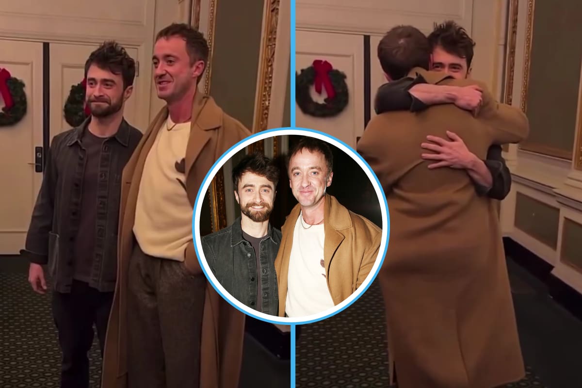 Daniel Radcliffe y Tom Felton se reencuentran 24 años después de “Harry Potter”: así fue el emotivo momento