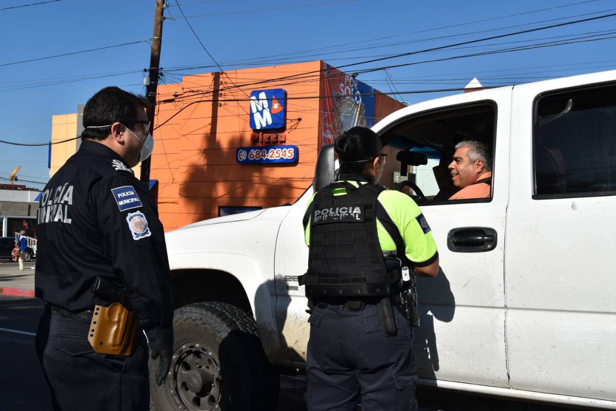Instala Policía Municipal filtros en distintos puntos de Tijuana