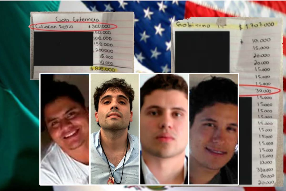 Estados Unidos reveló narconómina de “Los Chapitos” con policías de Sinaloa que recibían hasta 300 mil pesos como pago