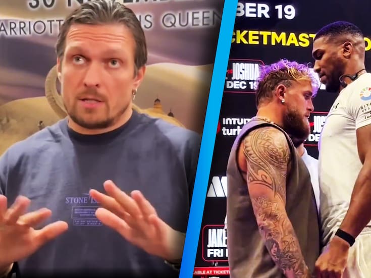 Usyk teme por la vida de Jake Paul: “Rezaré por él; Anthony Joshua podría matar a este tipo”