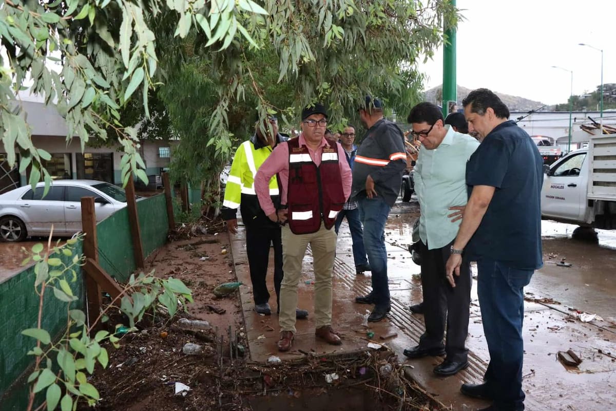 Colapsa drenaje en hospital IMSS Bienestar de Nogales