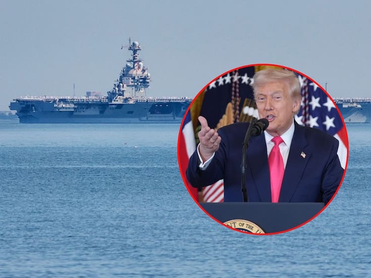 Llega al Caribe el “USS Gerald R. Ford”, el mega portaaviones enviado por Donald Trump y El Pentágono, para ejecutar operativo militar cerca de Venezuela y presionar a Maduro